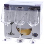 Набор бокалов для вина «Bohemia Crystal» Q9107/250, 6 штук, 250 мл