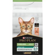 Корм для кошек «Pro Plan» Sterilised Adult OptiRenal, лосось, 1.5 кг