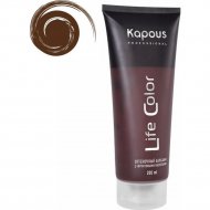 Оттеночный бальзам для волос «Kapous» Life Color, коричневый, 03, 200 мл