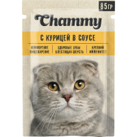 

Корм"CHAMMY"(конс/кошек соус курица) 85г