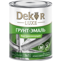 

Грунт-эмаль"DEKOR"(Sprint 3в1,сер)0.9кг