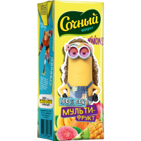 

Сок"СОЧНЫЙ ФРУКТ"(миньоны,мультифр) 0.2л