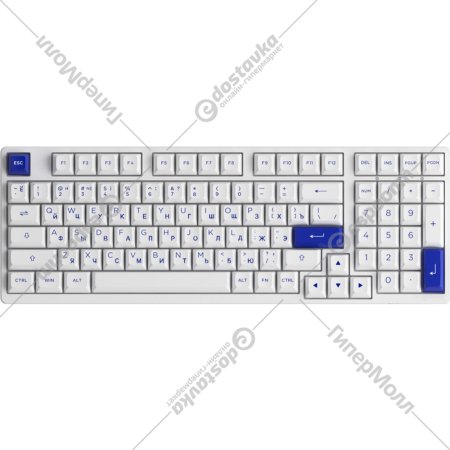 Клавиатура «Akko» 3098N, 1746140, blue/white/honey
