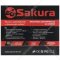 Мясорубка «Sakura» SA-6418RBK, черный/красный