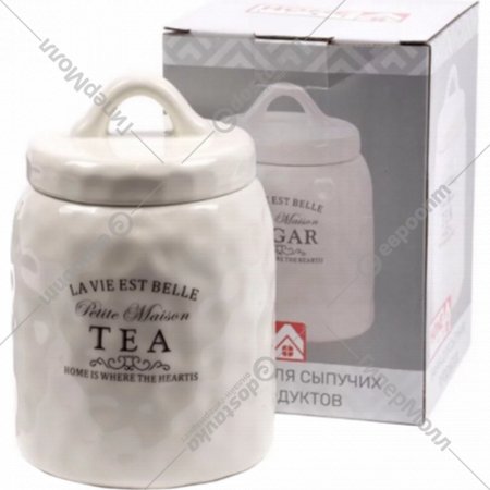 Банка для сыпучих продуктов «Home Line» Tea, HC21A48-T, 700 мл