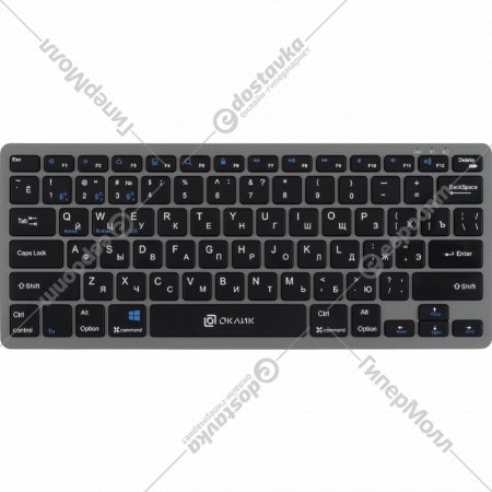 Клавиатура «Oklick» 835S, черный/серый