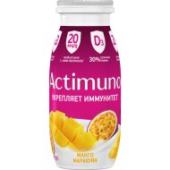 Кисломолочный продукт «Actimuno» манго, маракуйя и цинк, 1.5%, 95 г