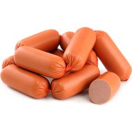 Сардельки Толстячок с сыром из мяса цыплят-бройлеров, высшего сорта, 1 кг, фасовка 0.8&nbsp;-&nbsp;1 кг