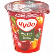 Йогурт «Чудо» со вкусом вишни и черешни, 2%, 290 г