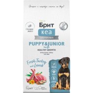 Корм для щенков Брит Кеа Dog Puppy & Junior Large Healthy Growth, 6010254, индейка/ягненок, 3 кг