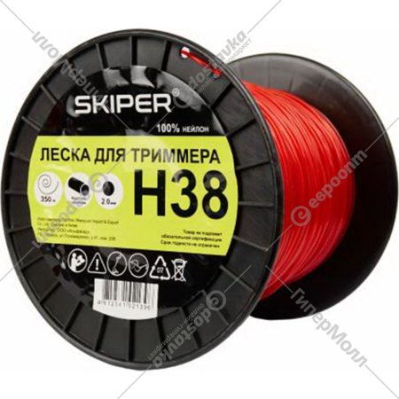 Леска триммерная «Skiper» H38, 350 м