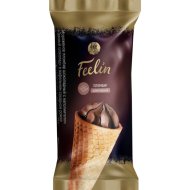 Мороженое «Feelin» пломбир шоколадный с наполнителем темный шоколад, 70 г