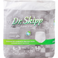 

Трусы-подгуз.д/взросл."DR.SKIPP"(L3)10шт