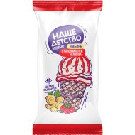 Мороженое «Наше детство» пломбир с имбирем и наполнителем клюква, 85 г