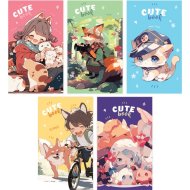 Блокнот «BG» Cute anime, Б7ск48 12764, А7, 48 листов