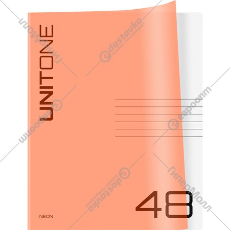 Тетрадь «BG» UniTone. Neon, Т5ск48_пл 12473, А5, клетка, 48 листов