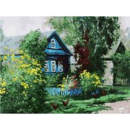 Картина по номерам «Белоснежка» Домик в деревне, 091-AS, 30х40 см
