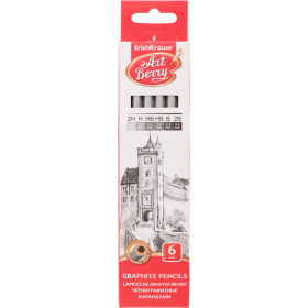 Ка­ран­да­ши черные «Art Berry» 6 шт