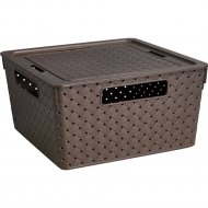 Коробка для хранения «Violet» Береста, 6811105, венге, 294х294х151 мм, 11 л