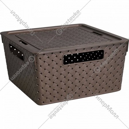 Коробка для хранения «Violet» Береста, 6811105, венге, 294х294х151 мм, 11 л