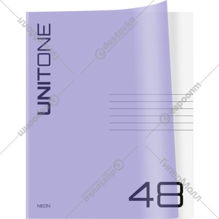 Тетрадь «BG» UniTone. Neon, Т5ск48_пл 12470, А5, клетка, 48 листов