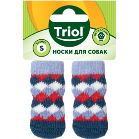 Носки для собак «Triol» Ромбы, размер S, 12231043