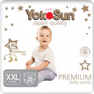Подгузники-трусики «YokoSun» Premium, размер XXL, 15-23 кг, 28 шт