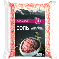 

Соль гималайская пищ.(роз.кам.XL)500г