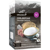 

Соль морская пищ.(садочная М,кор.)500г