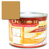 

Эмаль"DEKOR"(для пола,желто-коричн)6кг