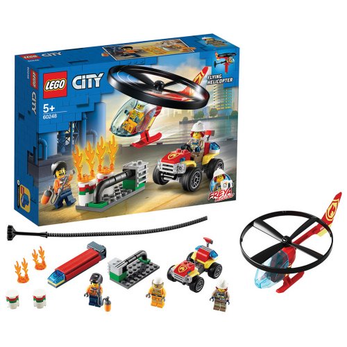 Конструктор «LEGO» City Fire, Пожарный спасательный вертолёт