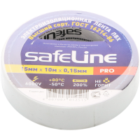 

Изолента "SAFELINE" (15/10 белый)