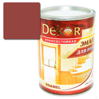 

Эмаль"DEKOR"(для пола,каштан)6кг