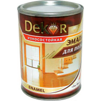

Эмаль"DEKOR"(для пола,климентин)0.8кг