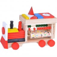 Развивающая игрушка «Toys» Паровозик с конструктором, D0368
