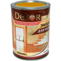 

Эмаль"DEKOR"(д/пол,светлый орех)0.8кг