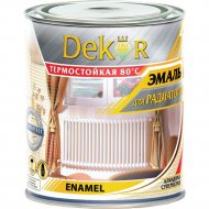 Эмаль «Dekor» для радиаторов, акриловая, 0.8 кг