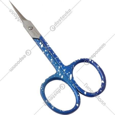 Ножницы маникюрные «Silver Star» для кутикулы, синее в крапинку покрытие, НСС 1, 00-00000958