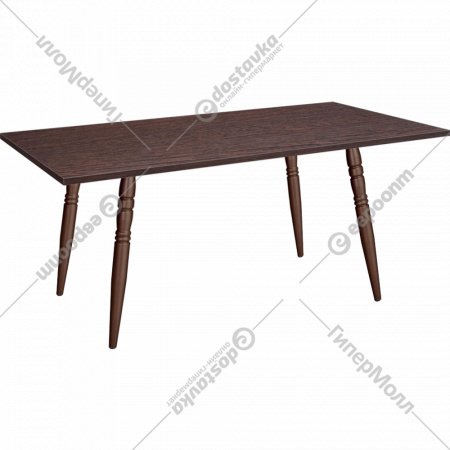 Обеденный стол «Sheffilton» SHT-TU15/120/80 ЛДСП, медный металлик/венге, 164144