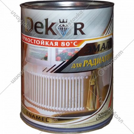 Эмаль «Dekor» для радиаторов, алкидная, 1.8 кг