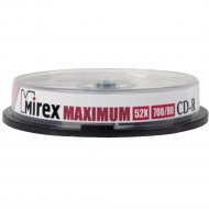 Компакт-диск CD-R «Mirex» MAXIMUM, Cake box, 700 Мб, 10 шт.