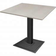 Кухонный стол «Sheffilton» SHT-TU5-BS1/120/80 ЛДСП, черный/дуб беленый, 986546