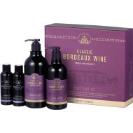 Подарочный набор «Welcos» гель для душа + лосьон для тела, Body Phren Bordeaux wine body care set, 500 + 315 г