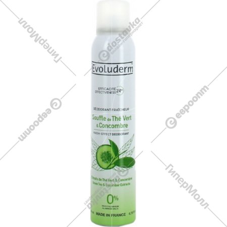 Дезодорант «Evoluderm» Green Tea & Cucumber Extracts, 200 мл