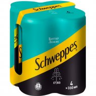 Напиток газированный «Schweppes» биттер лемон, 4 х 330 мл
