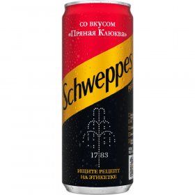 На­пи­ток га­зи­ро­ван­ный «Schweppes» пряная клюква, 330 мл