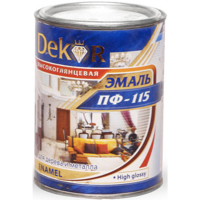 

Эмаль"DEKOR"(ПФ-115,вишневый)0.8кг