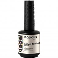 Базовое покрытие для ногтей «Kapous» Lagel, Вrilliant Base Coat Milky Leaf, молочная поталь, с шиммером, 2940, 15 мл
