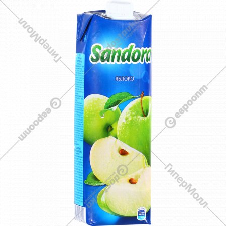 Сок «Sandora» яблочный осветленный, 0.97 л