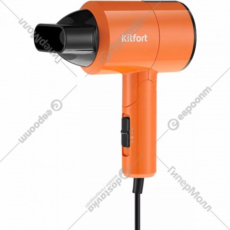 Фен «Kitfort» КТ-3240-2, черный/оранжевый